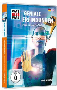 Vorderes Coverbild WAS IST WAS DVD Geniale Erfindungen. Meilensteine der Technik
