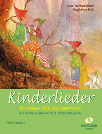 Vorderes Coverbild Kinderlieder für Violoncello und Klavier