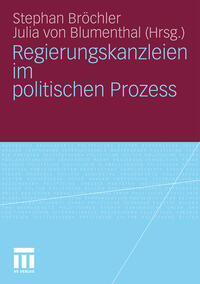 Vorderes Coverbild Regierungskanzleien im politischen Prozess