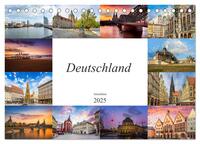 Vorderes Coverbild Deutschland Ansichten (Tischkalender 2025 DIN A5 quer), CALVENDO Monatskalender