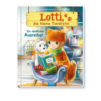 Vorderes Coverbild TRÖTSCH - Lotti, die kleine Tierärztin "Ein niedlicher Ausreißer" | Liebevoll illustriertes Kinderbuch über Lotti und ihre tierischen Patienten. Kinderbuch über Umgang mit Tieren | Ab 6 Jahren