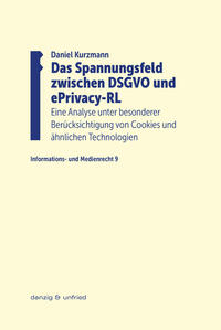 Vorderes Coverbild Das Spannungsfeld zwischen DSGVO und ePrivacy-RL
