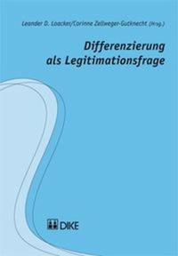 Vorderes Coverbild Differenzierung als Legitimationsfrage