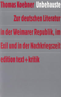 Vorderes Coverbild Unbehauste