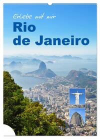 Vorderes Coverbild Erlebe mit mir Rio de Janeiro (Wandkalender 2026 DIN A2 hoch), CALVENDO Monatskalender