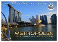 Vorderes Coverbild METROPOLEN - die schönsten Weltstädte (Tischkalender 2025 DIN A5 quer), CALVENDO Monatskalender