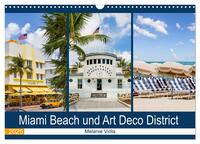 Vorderes Coverbild Miami Beach und Art Deco District (Wandkalender 2025 DIN A3 quer), CALVENDO Monatskalender