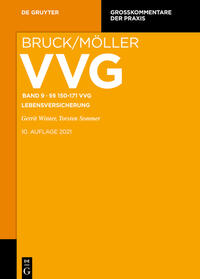 Vorderes Coverbild VVG / §§ 150-171 VVG