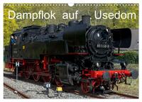 Vorderes Coverbild Dampflok auf Usedom (Wandkalender 2025 DIN A3 quer), CALVENDO Monatskalender