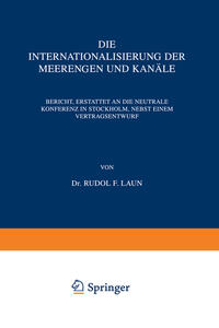 Vorderes Coverbild Die Internationalisierung der Meerengen und Kanäle