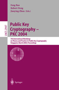 Vorderes Coverbild Public Key Cryptography -- PKC 2004