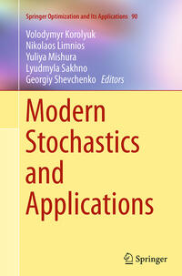 Vorderes Coverbild Modern Stochastics and Applications