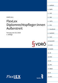 Vorderes Coverbild FlexLex Diplomrechtspfleger:innen Außerstreit