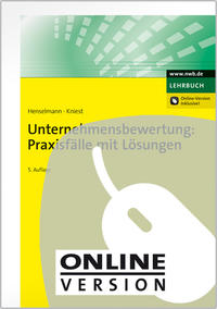 Vorderes Coverbild Unternehmensbewertung: Praxisfälle mit Lösungen