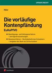 Vorderes Coverbild Die vorläufige Kontenpfändung