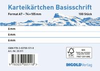 Vorderes Coverbild Karteikärtchen Basisschrift