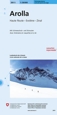 Vorderes Coverbild 283S Arolla Schneesportkarte