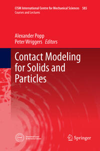 Vorderes Coverbild Contact Modeling for Solids and Particles