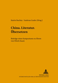Vorderes Coverbild China.Literatur.Übersetzen.