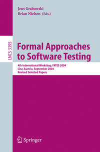 Vorderes Coverbild Formal Approaches to Software Testing