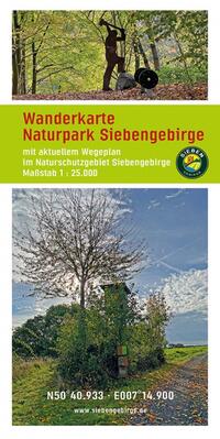 Vorderes Coverbild Wanderkarte Naturpark Siebengebirge