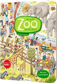 Vorderes Coverbild Mein großes Zoo-Wimmelbuch