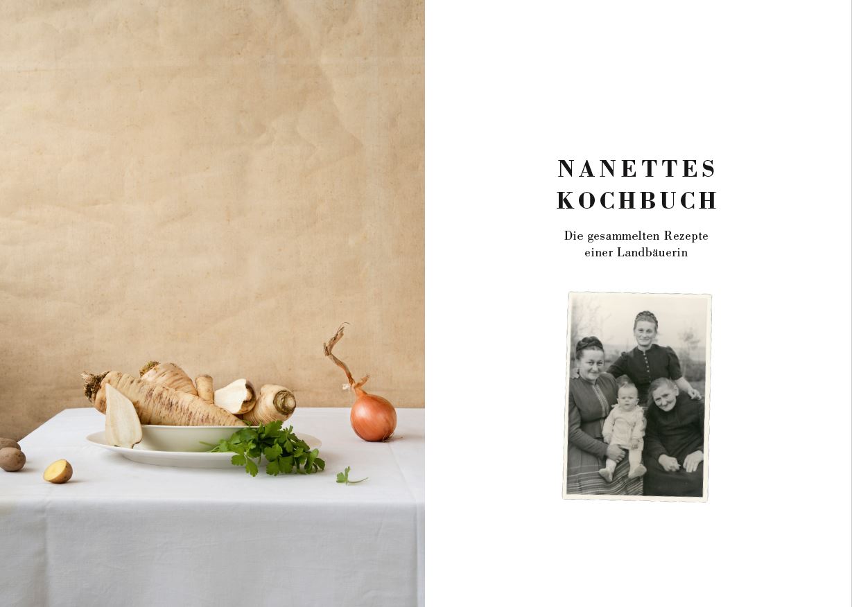 Beispielinhalt (Bild) Nanettes Kochbuch