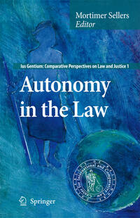 Vorderes Coverbild Autonomy in the Law