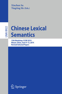 Vorderes Coverbild Chinese Lexical Semantics