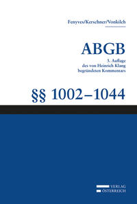 Vorderes Coverbild Großkommentar zum ABGB - Klang Kommentar