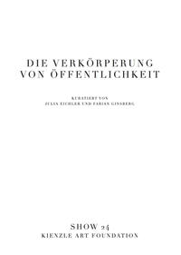 Vorderes Coverbild Die Verkörperung von Öffentlichkeit