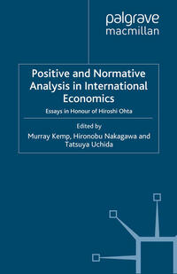 Vorderes Coverbild Positive and Normative Analysis in International Economics