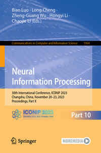 Vorderes Coverbild Neural Information Processing