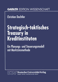 Vorderes Coverbild Strategisch-taktisches Treasury in Kreditinstituten