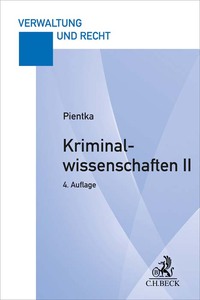 Vorderes Coverbild Kriminalwissenschaften II