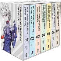 Vorderes Coverbild Neon Genesis Evangelion – Perfect Edition, Bände 1-7 im Sammelschuber mit Extras