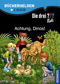 Vorderes Coverbild Die drei ??? Kids, Bücherhelden 2. Klasse, Achtung, Dinos!