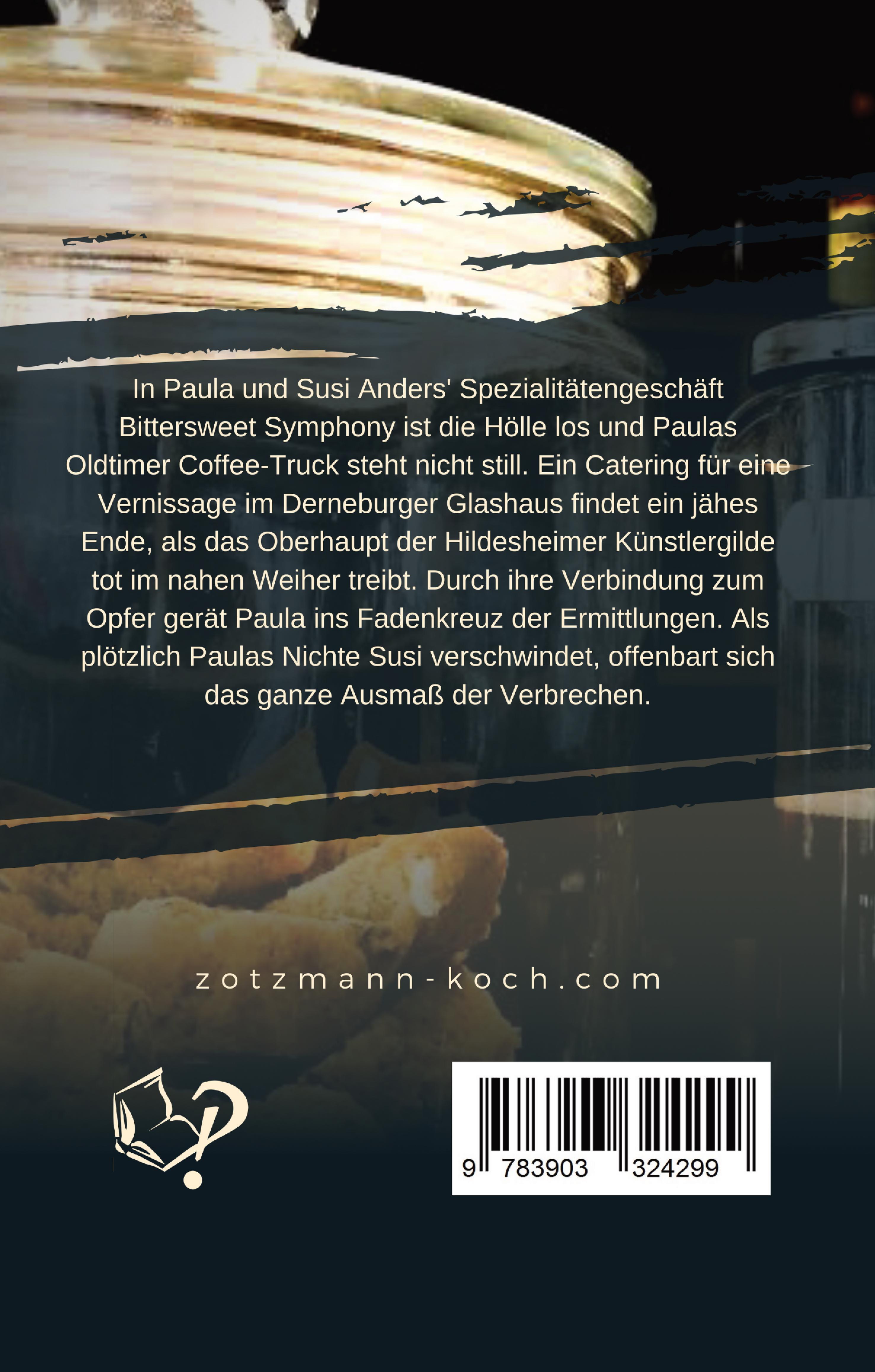 Rückseitencover Mord & Kaffee schwarz