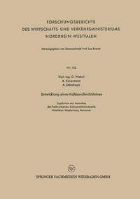 Vorderes Coverbild Entwicklung eines Kalksandleichtsteines