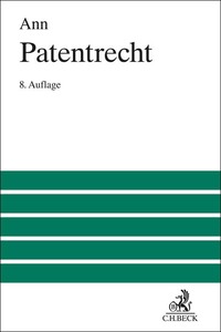 Vorderes Coverbild Patentrecht