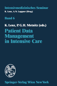 Vorderes Coverbild Patient Data Management in Intensive Care