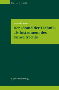 Vorderes Coverbild Der "Stand der Technik" als Instrument des Umweltrechts