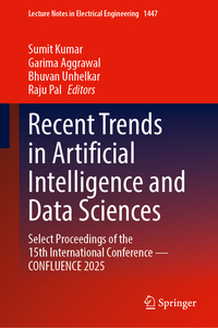 Vorderes Coverbild Recent Trends in Artificial Intelligence and Data Sciences