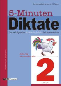 Vorderes Coverbild 5-Minuten-Diktate 2. Schuljahr