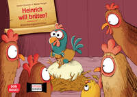 Vorderes Coverbild Heinrich will brüten! Kamishibai Bildkartenset