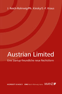 Vorderes Coverbild Austrian Limited Eine startupfreundliche neue Rechtsform