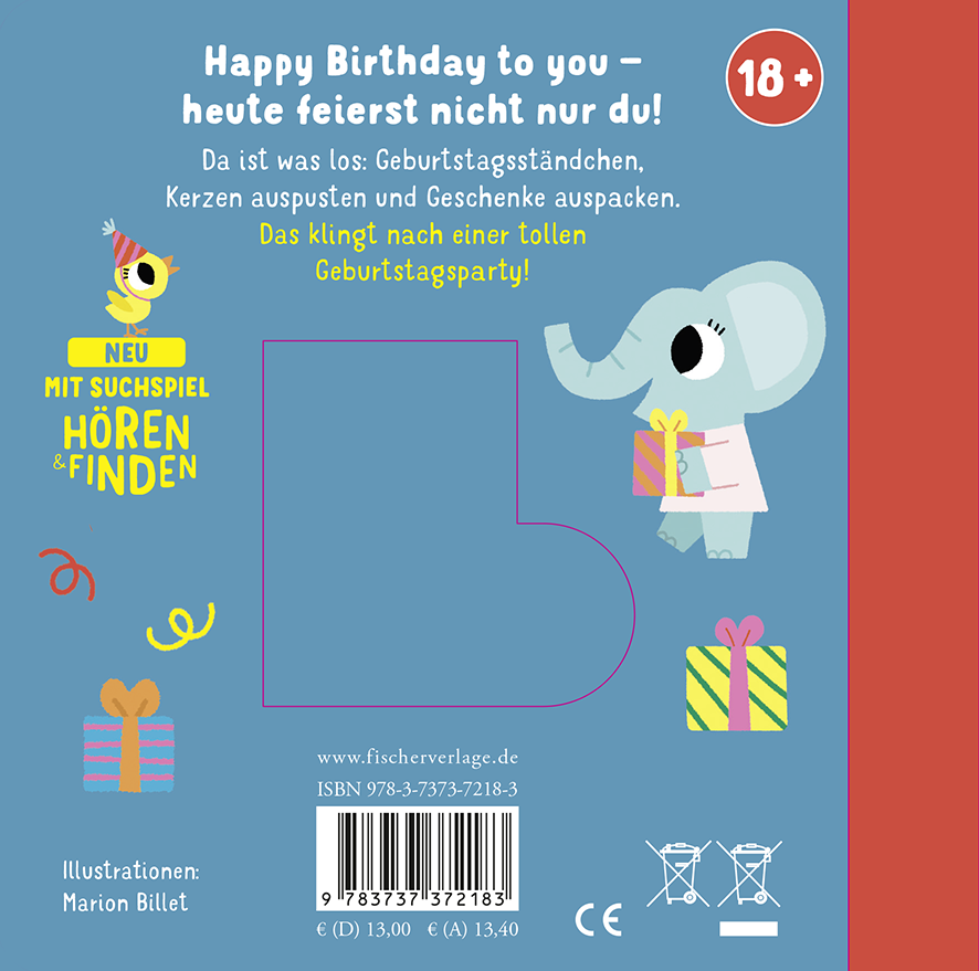 Rückseitencover Hörst du ... Wir feiern Geburtstag (Soundbuch)