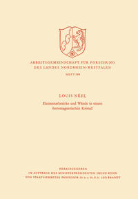 Vorderes Coverbild Elementarbezirke und Wände in einem ferromagnetischen Kristall