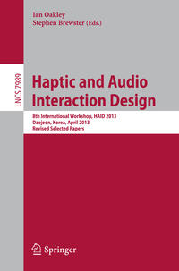 Vorderes Coverbild Haptic and Audio Interaction Design