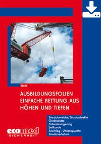 Vorderes Coverbild Ausbildungsfolien Einfache Rettung aus Höhen und Tiefen - Download
